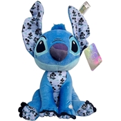 DISNEY PELUCHE STITCH BLEU CENTENAIRE AVEC SON 30CM