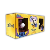 STITCH BLEU ET ANGEL ROSE COFFRET 2 LAMPES GLOBUDDIES + SURPRISE /4