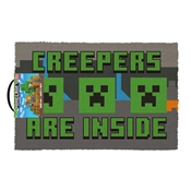 MINECRAFT CREEPERS NEED HUGS COIR DOORMAT 60 X 40CM