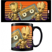 GUARDIANS OF THE GALAXY MUG BLACK GROOT SUNSET