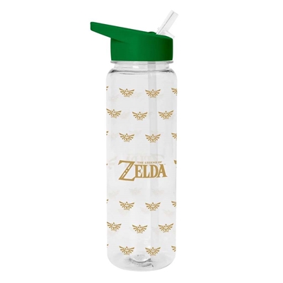 THE LEGEND OF ZELDA HYRULE CREST GOURDE TRANSPARENTE PLASTIQUE700ml/8
