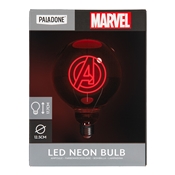 MARVEL AVENGERS AMPOULE DECORATIVE LED A FILAMENT NEON BULB culot E27