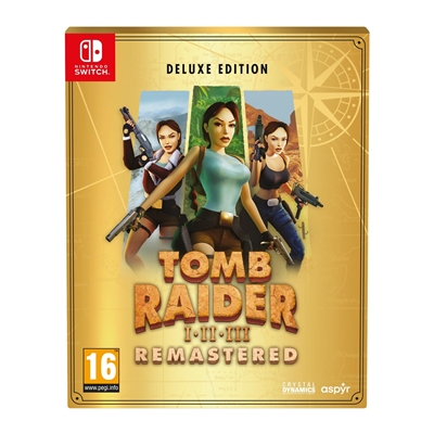 TOMB RAIDER 1-3 REMASTERED STARRING LARA CROFT DELUXE - SWITCH