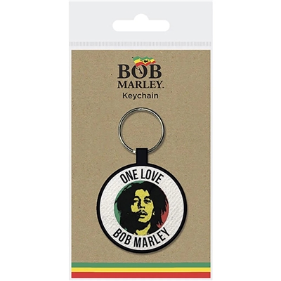 BOB MARLEY  PORTE CLE TISSE ONE LOVE