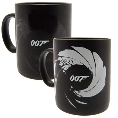 JAMES BOND MUG HEAT CHANGE GUNBARREL