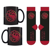 HOUSE OF THE DRAGON MUG ET CHAUSETTE