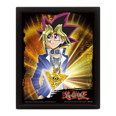 YU-GI-OH! MILLENNIUM PUZZLE CADRE 3D LENTICULAIRE