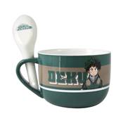 MY HERO ACADEMIA BOL DE SOUPE + CUEILLERE DEKU