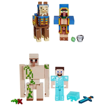 ASST 2 FIGURINES 8CM MINECRAFT