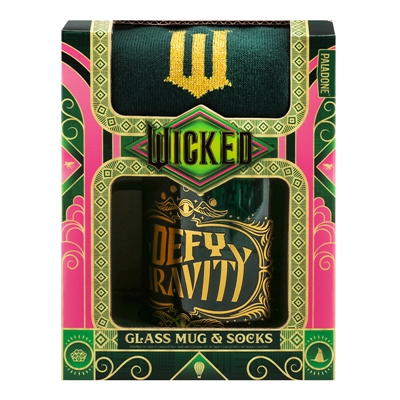 WICKED MUG EN VERRE ET CHAUSSETTES