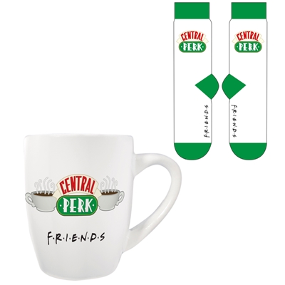 FRIENDS MUG ET CHAUSETTE CENTRAL PERK