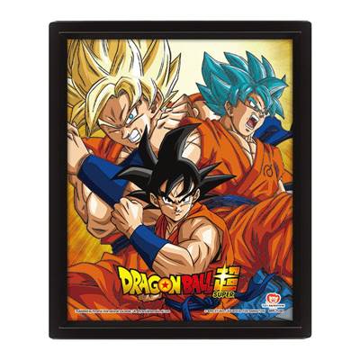 DRAGON BALL SUPER CADRE 3D LENTICULAIRE FRIENDS OR RIVALS