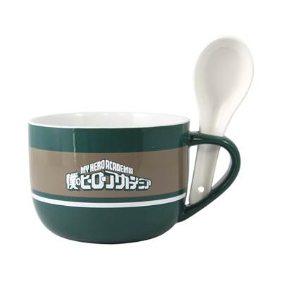 MY HERO ACADEMIA BOL DE SOUPE + CUEILLERE DEKU