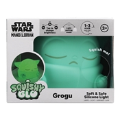 MANDALORIAN GROGU SQUISHYGLO LAMPE EN SILICONE BATTERERIERECHARGEABLE