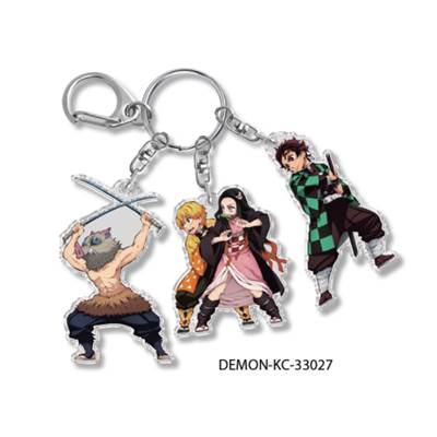 DEMON SLAYER PORTE CLE 3 PORTANTS