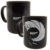 JAMES BOND MUG HEAT CHANGE GUNBARREL