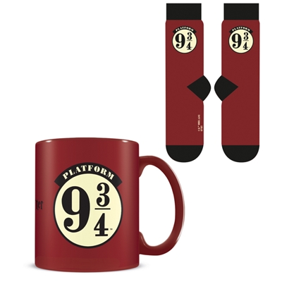 HARRY POTTER MUG ET CHAUSETTE 9 3/4