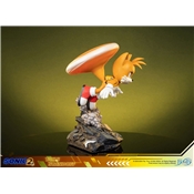 SONIC THE HEDGEHOG 2 - TAILS STANDOFF 31.5CM RESINE