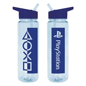 PLAYSTATION BLUE TONE LOGO GOURDE TRANSPARENTE PLASTIQUE 700ml /8
