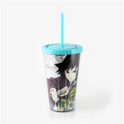 DEMON SLAYER VERRE A PAILLE TANJIRO & GIYU CARNAVAL