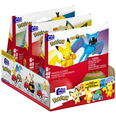 MEGA POKEMON PACK 2 POKEBALL A CONSTRUIRE