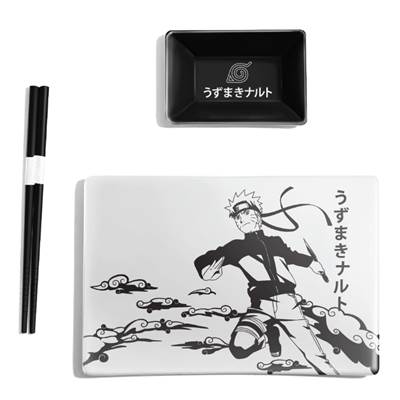 NARUTO SET A SUSHI SHIPPUDEN BLACK & WHITE 