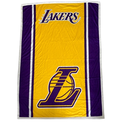 HOMADICT PLAID SHERPA 200 CM NBA : LAKERS BULLS CELTICS ASS 3