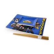 MY HERO ACADEMIA SUSHI SET + BAGUETTES CLASSE 1-A 