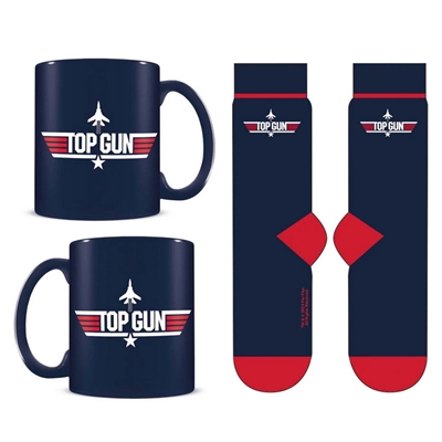 TOP GUN MUG ET CHAUSETTE FIGHTER JETS