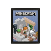 MINECRAFT SWITCHING TERRAIN 3D LENTICULAR POSTER