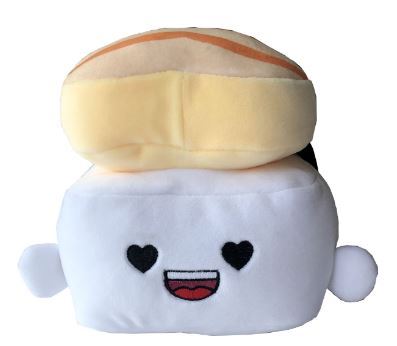 PELUCHE THEME SUSHI 20CM CREVETTE