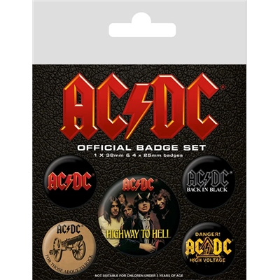 AC/DC 4 BADGES LOGO